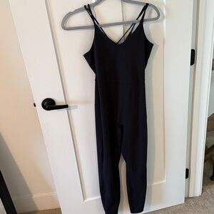 All in motion Black Strappy Jumpsuit